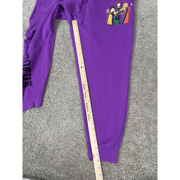 Disney Hocus Pocus Pants Womens 3XL Purple Joggers Sweatpants Sanderson Sisters - Picture 5 of 13